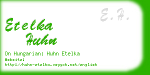 etelka huhn business card